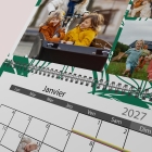 Calendrier photo mural double