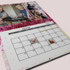 Calendrier photo mural double