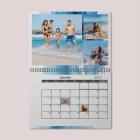 Calendrier photo mural double