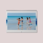 Calendrier photo mural double