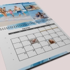 Calendrier photo mural double