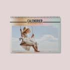 Calendrier photo mural double