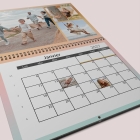 Calendrier photo mural double