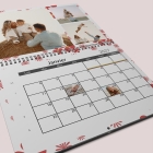 Calendrier photo mural double
