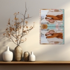 Calendrier photo mural double
