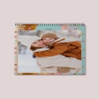 Calendrier photo mural double