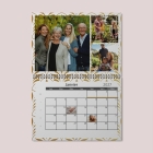 Calendrier photo mural double