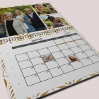 Calendrier photo mural double