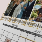 Calendrier photo mural double