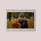 Calendrier photo mural double