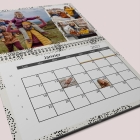 Calendrier photo mural double