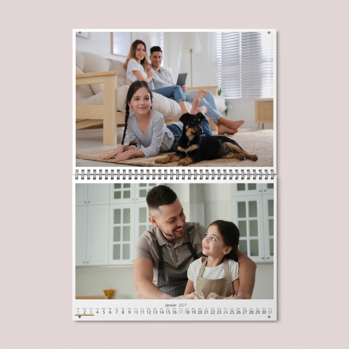 Calendrier photo GÉANT XXL MAXI PHOTO