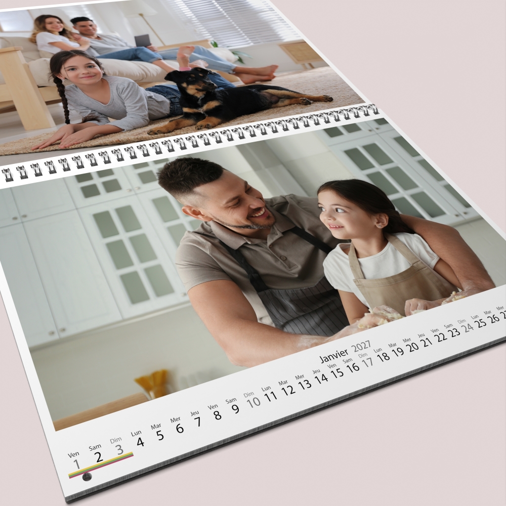 Calendrier photo GÉANT XXL MAXI PHOTO