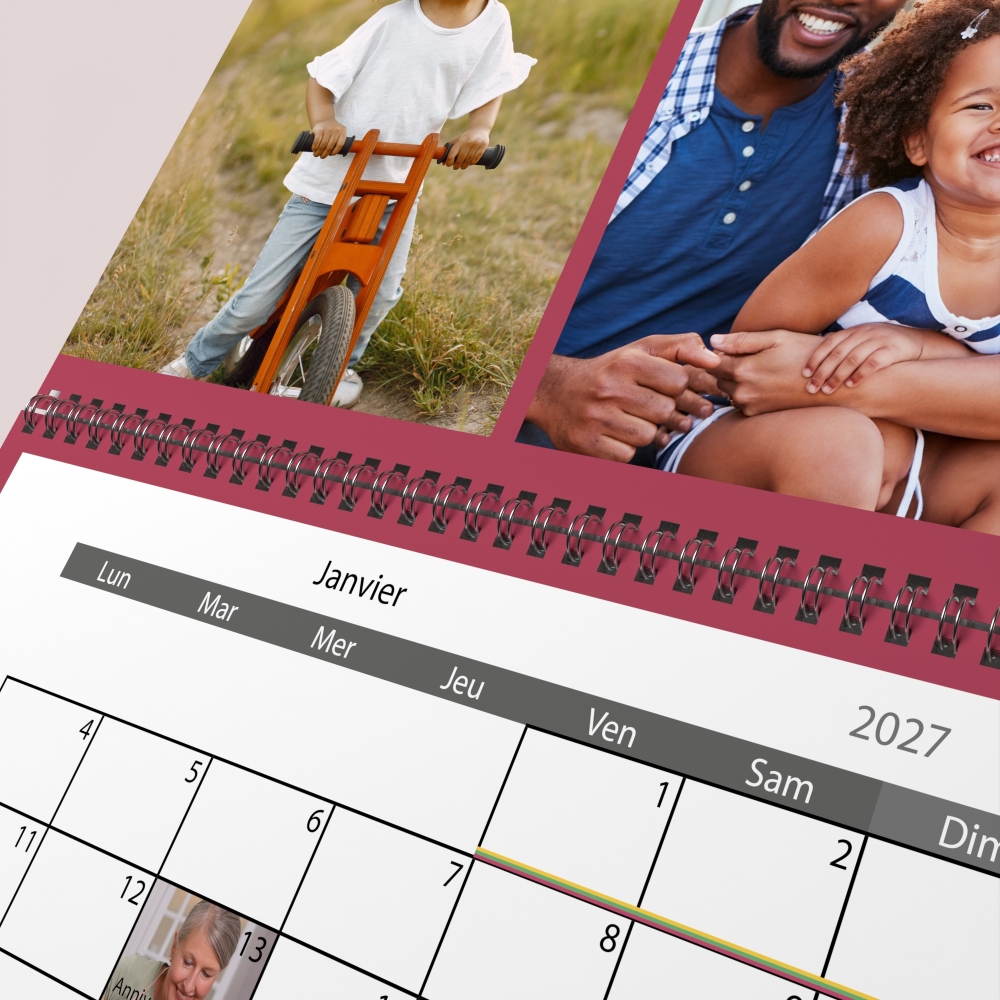 Calendrier photo GÉANT XXL PHOTO DATE