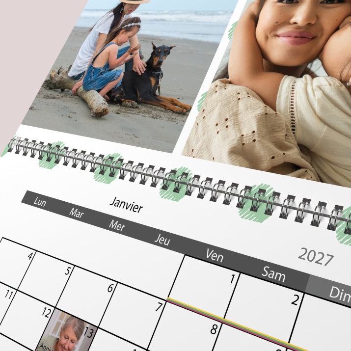 Calendrier photo GÉANT XXL PHOTO DATE