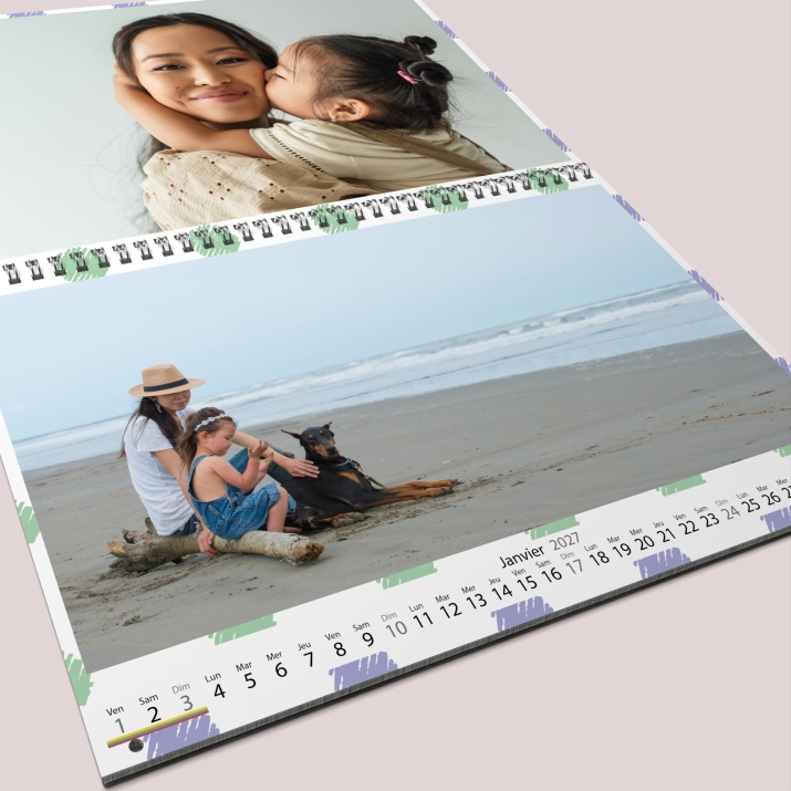 Calendrier photo GÉANT XXL MAXI PHOTO