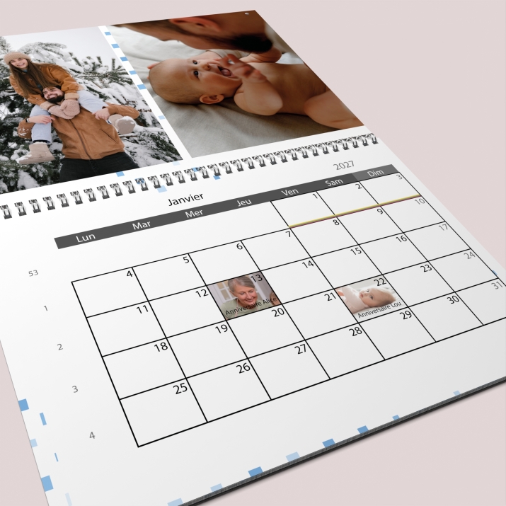 Calendrier photo GÉANT XXL PHOTO DATE
