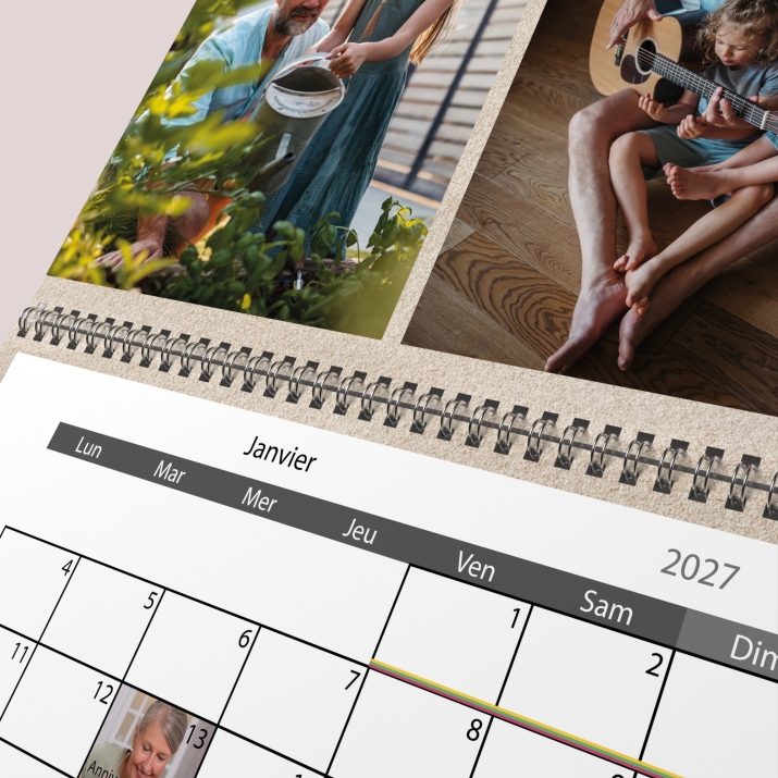 Calendrier photo GÉANT XXL PHOTO DATE