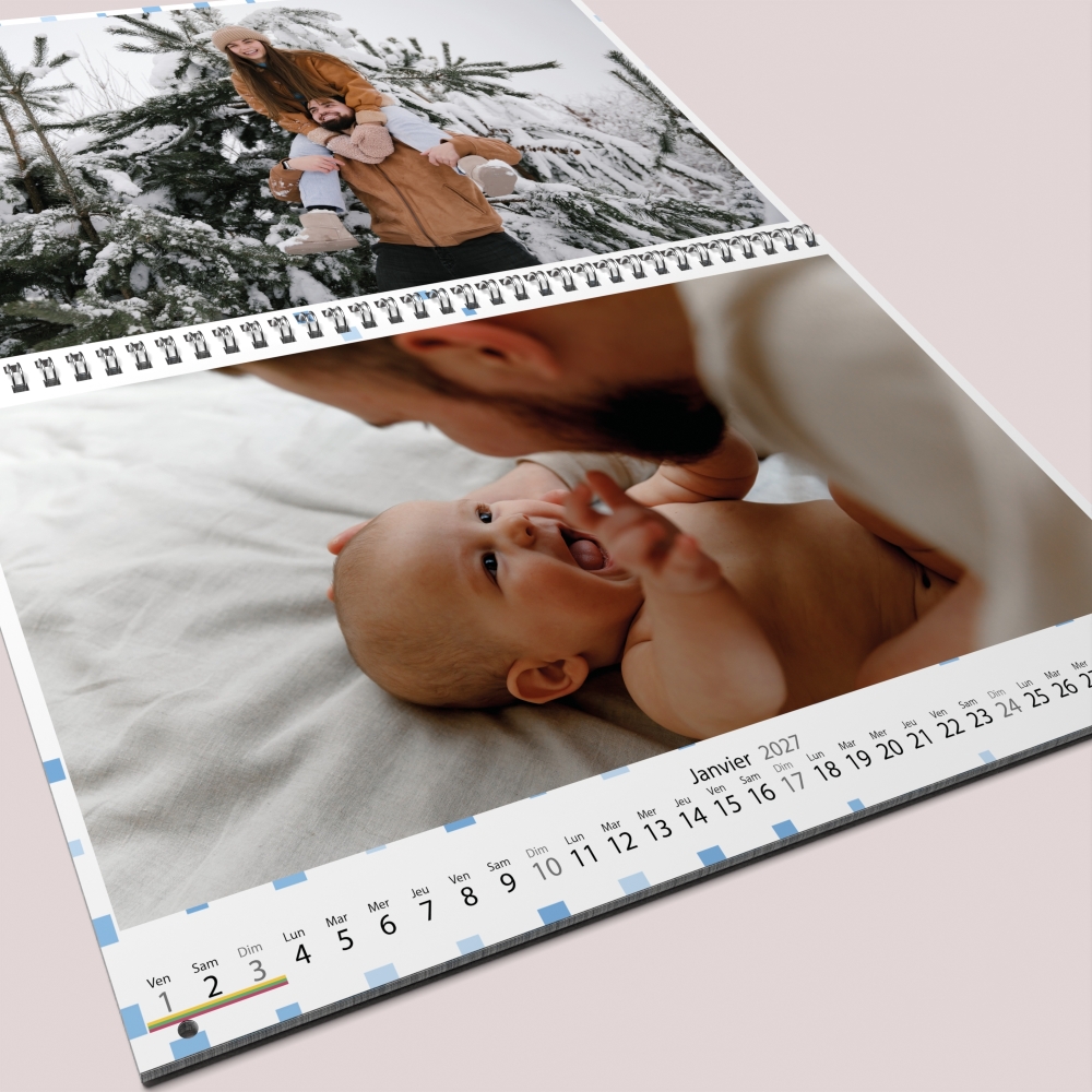 Calendrier photo GÉANT XXL MAXI PHOTO