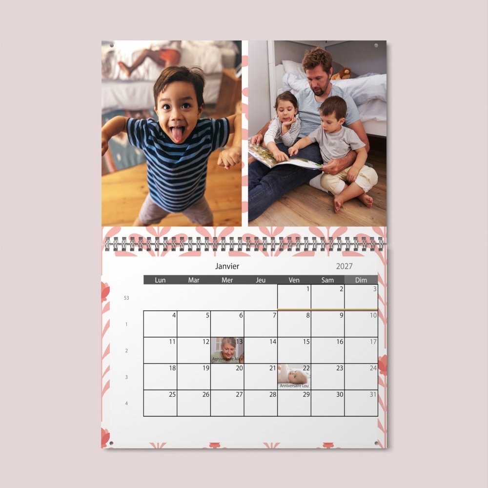 Calendrier photo GÉANT XXL PHOTO DATE