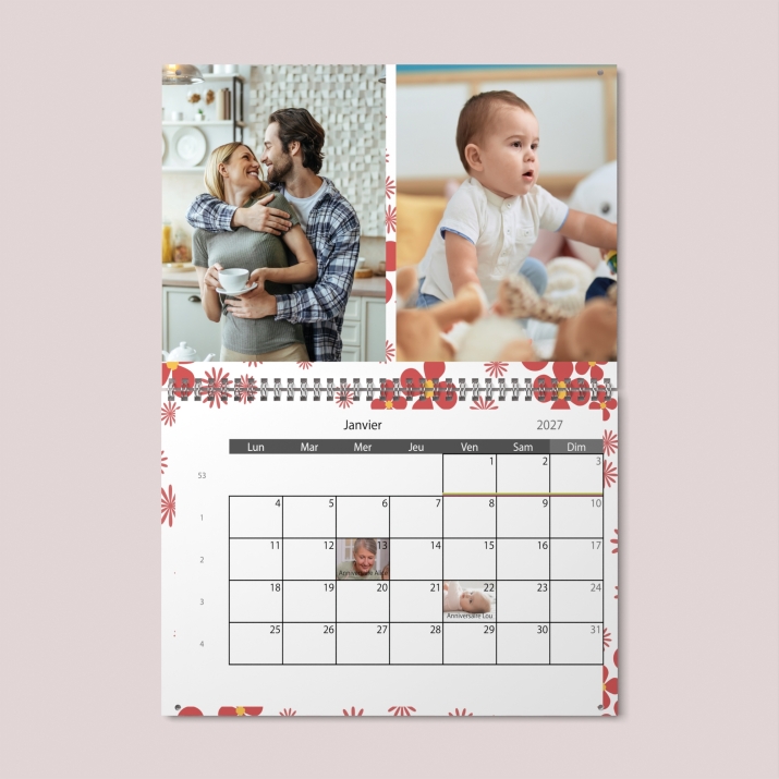 Calendrier photo GÉANT XXL PHOTO DATE