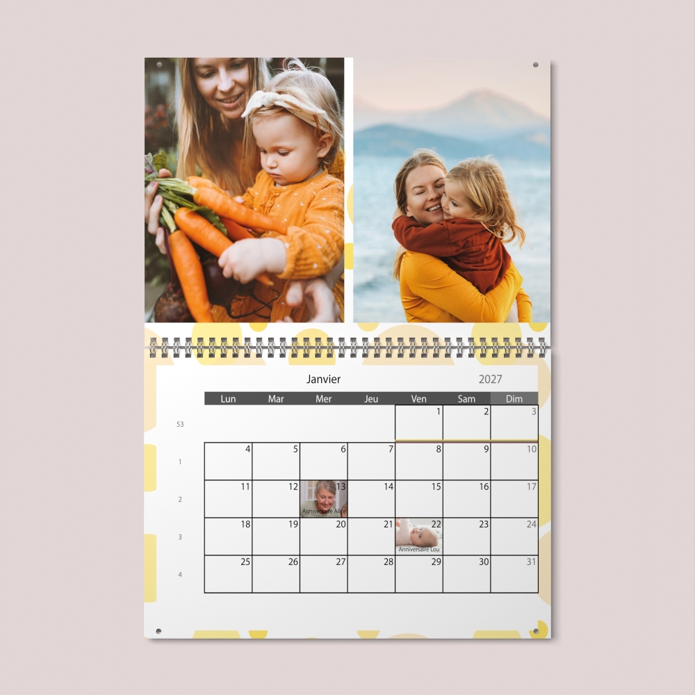 Calendrier photo GÉANT XXL PHOTO DATE
