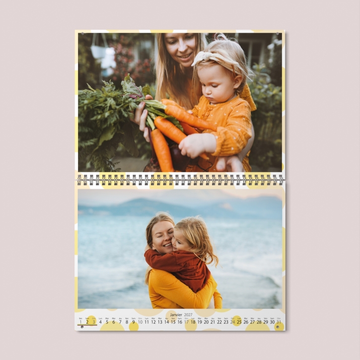 Calendrier photo GÉANT XXL MAXI PHOTO