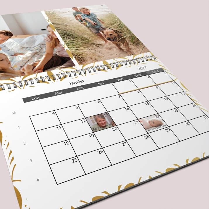 Calendrier photo GÉANT XXL PHOTO DATE