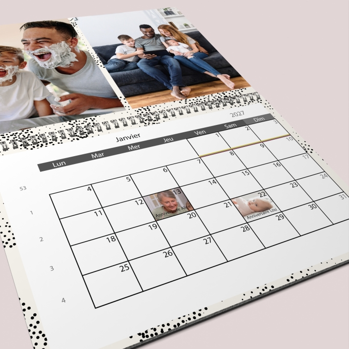 Calendrier photo GÉANT XXL PHOTO DATE