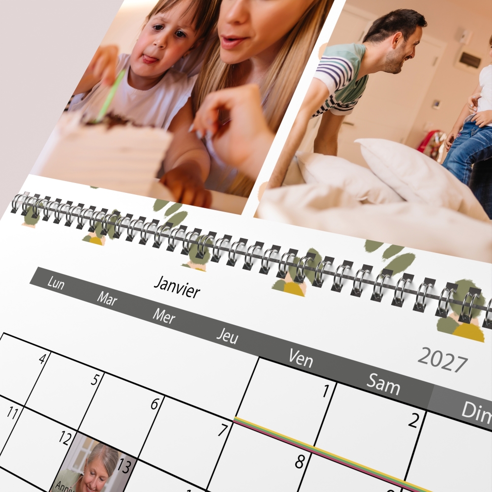 Calendrier photo GÉANT XXL PHOTO DATE