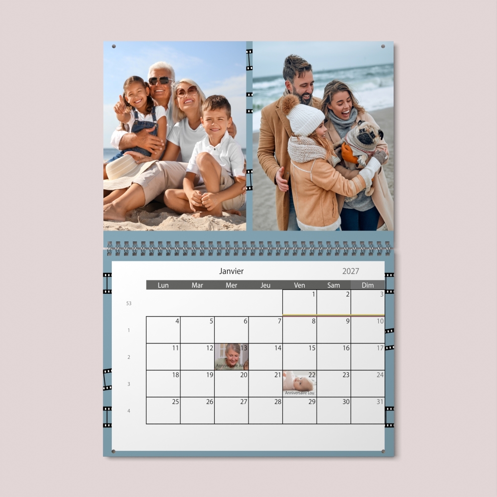 Calendrier photo GÉANT XXL PHOTO DATE
