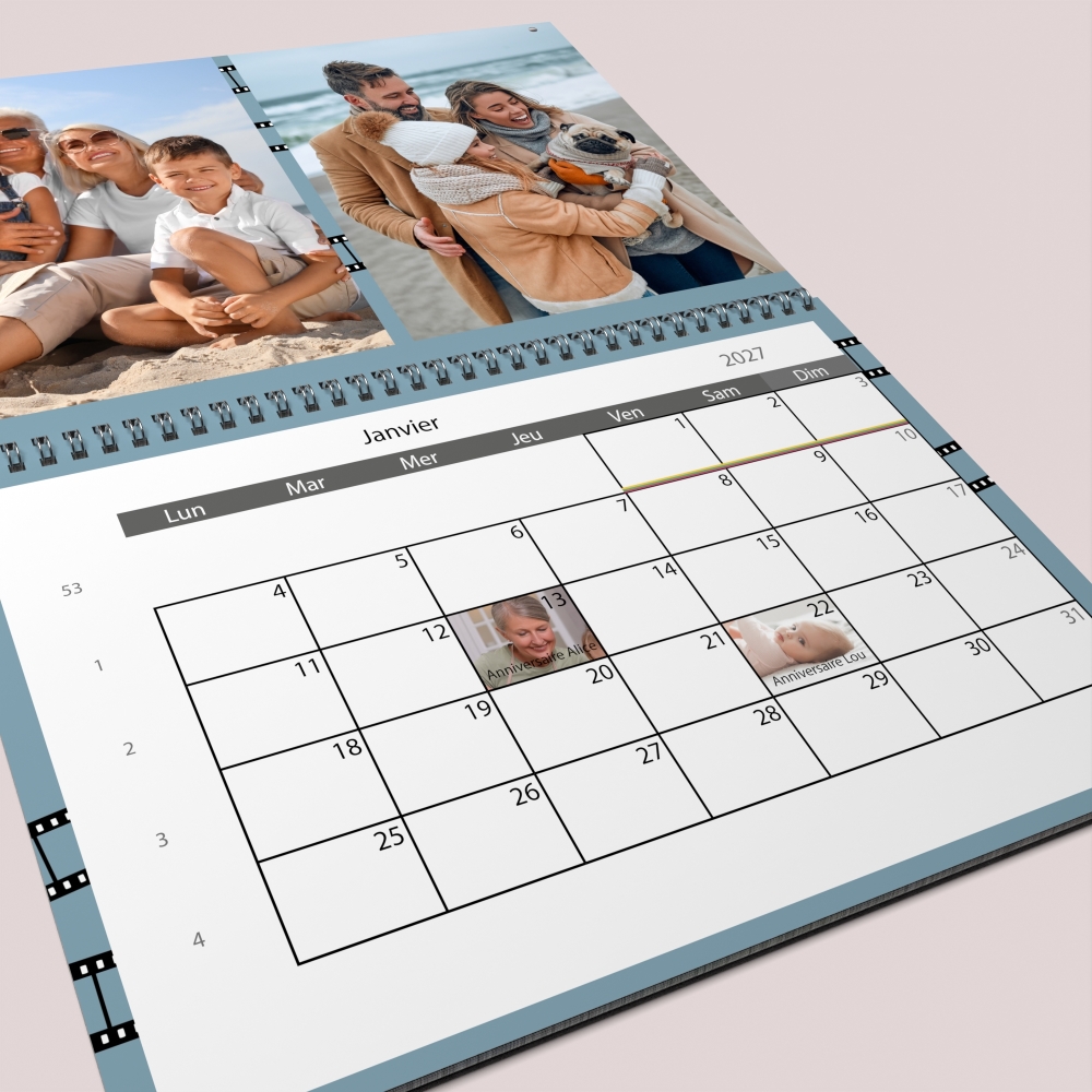 Calendrier photo GÉANT XXL PHOTO DATE