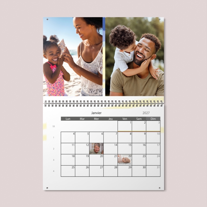 Calendrier photo GÉANT XXL PHOTO DATE