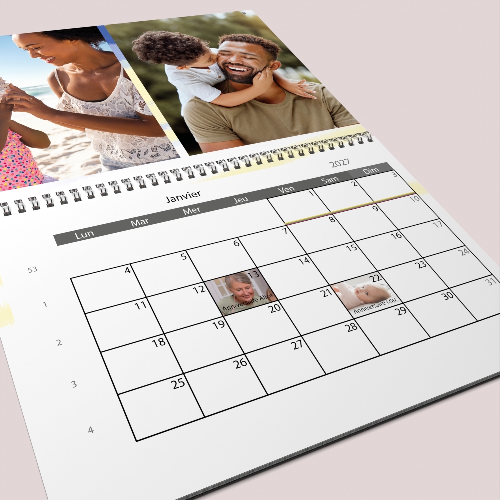 Calendrier photo GÉANT XXL PHOTO DATE