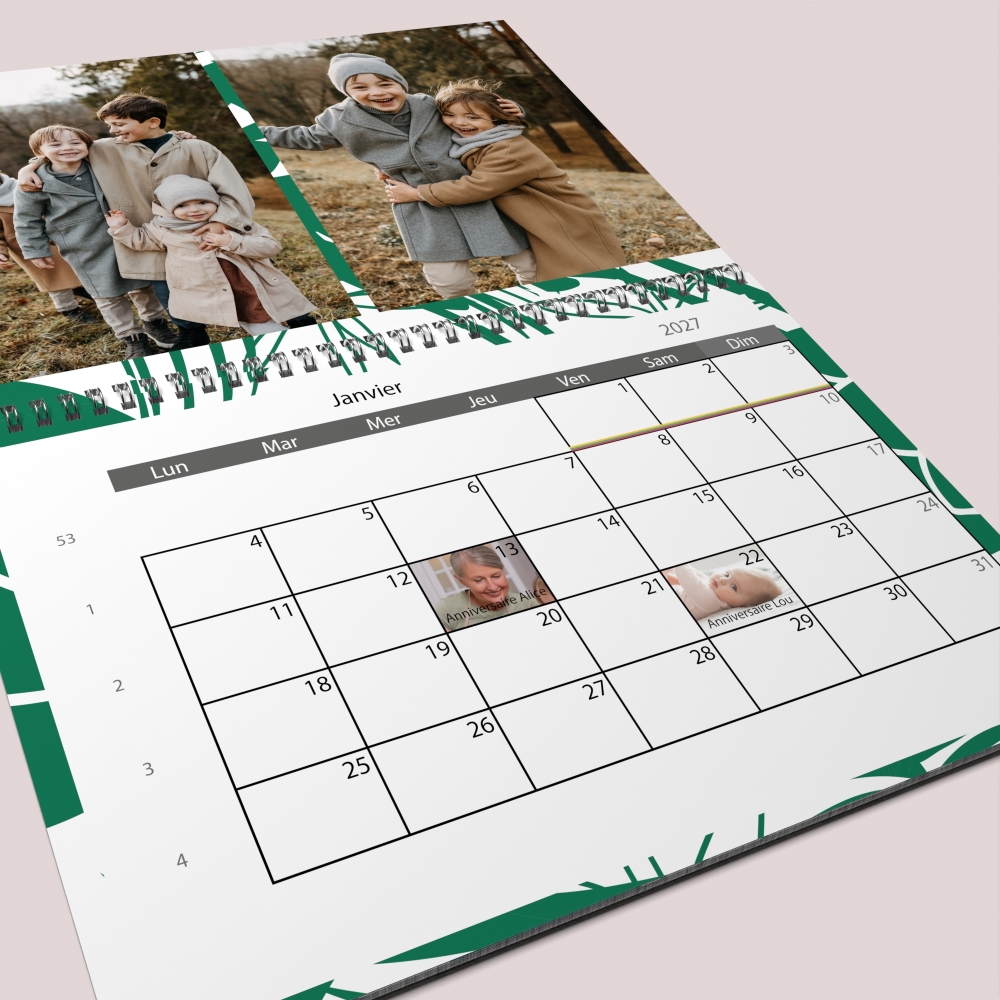 Calendrier photo GÉANT XXL PHOTO DATE