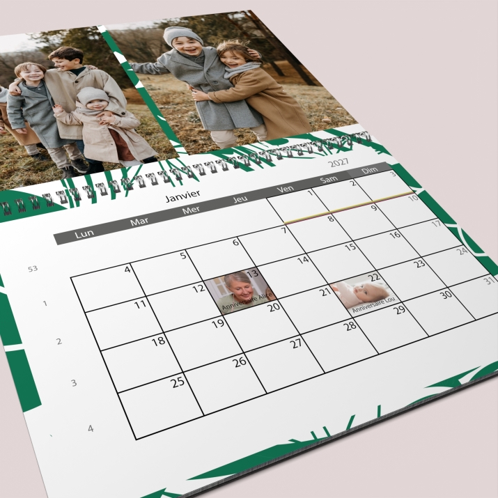 Calendrier photo GÉANT XXL PHOTO DATE