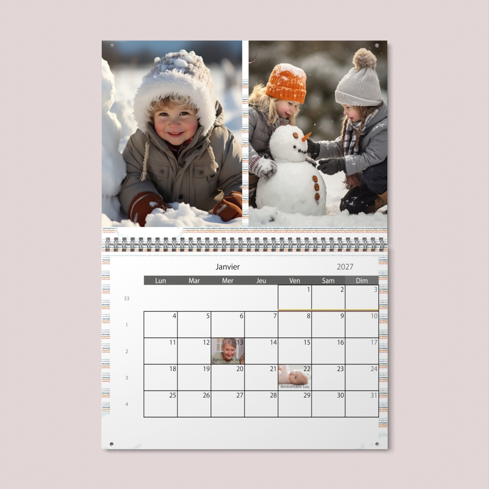 Calendrier photo GÉANT XXL PHOTO DATE