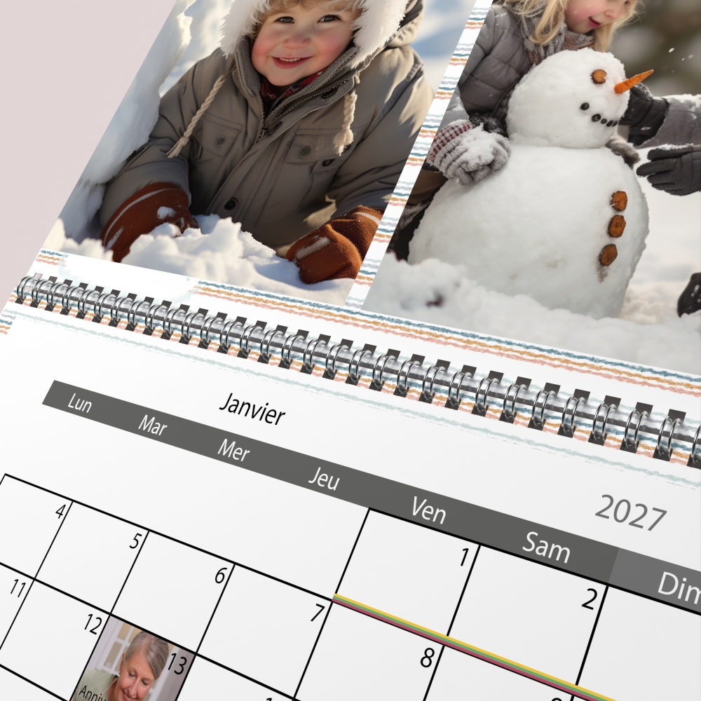 Calendrier photo GÉANT XXL PHOTO DATE