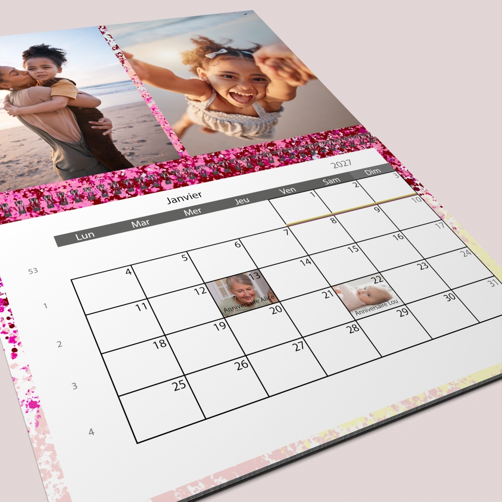 Calendrier photo GÉANT XXL PHOTO DATE