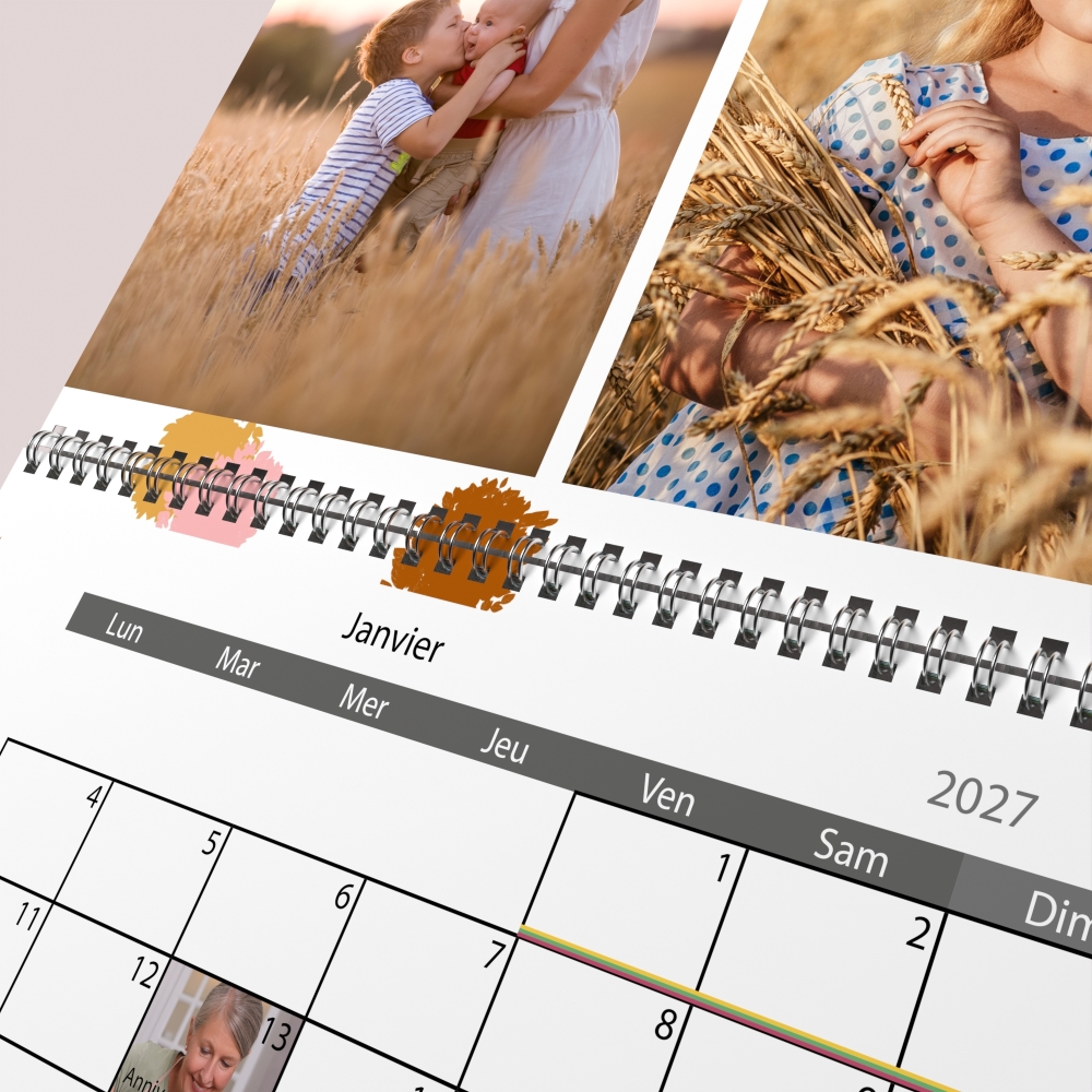 Calendrier photo GÉANT XXL PHOTO DATE