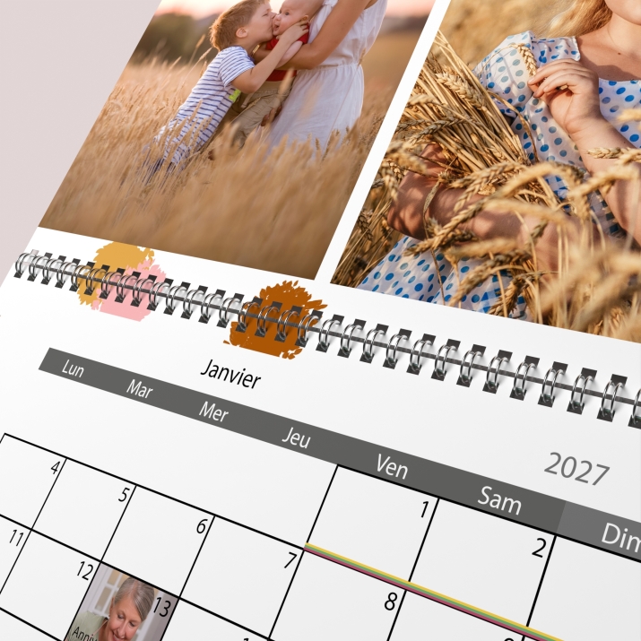 Calendrier photo GÉANT XXL PHOTO DATE