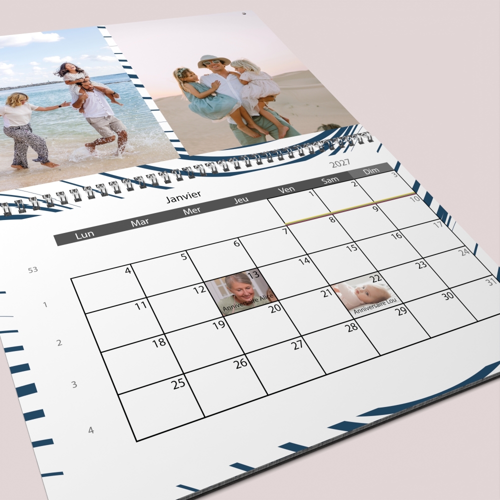 Calendrier photo GÉANT XXL PHOTO DATE