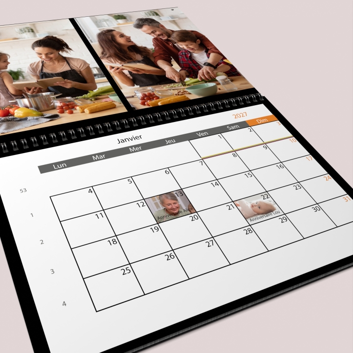 Calendrier photo GÉANT XXL PHOTO DATE