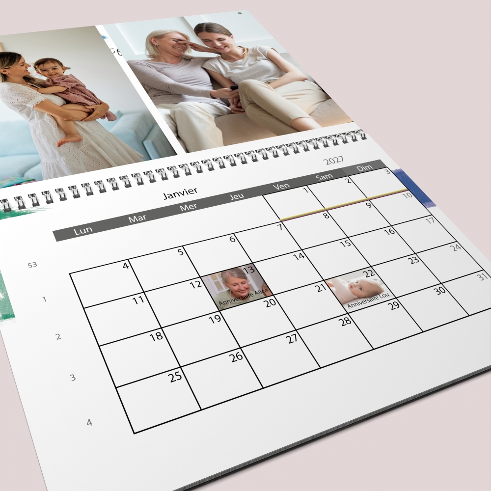Calendrier photo GÉANT XXL PHOTO DATE