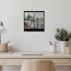 Calendrier photo CARRE mural