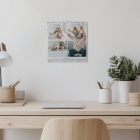 Calendrier photo CARRE mural