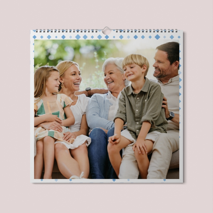 Calendrier photo CARRE mural