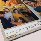 Calendrier photo CARRE mural