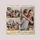 Calendrier photo CARRE mural