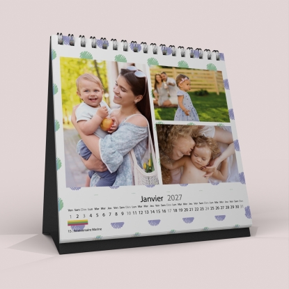 Calendrier LUXE CARRE de bureau